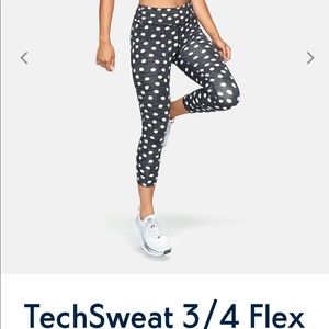 NEW Outdoor Voices TechSweat Polka Leggings